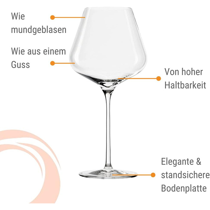 Набір келихів для червоного вина 708 мл, 6 предметів, Quatrophil Stölzle Lausitz