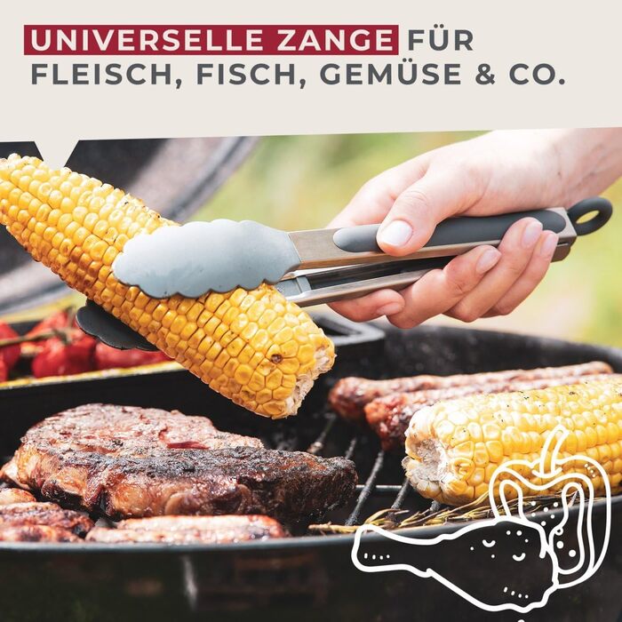 Щипці кухонні багатоцільові 27 см Fackelmann