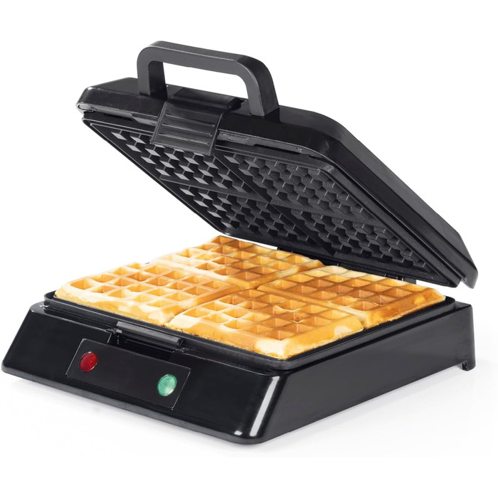 Вафельница на 4 бельгийских вафли, 1200 Вт GOURMETmaxx