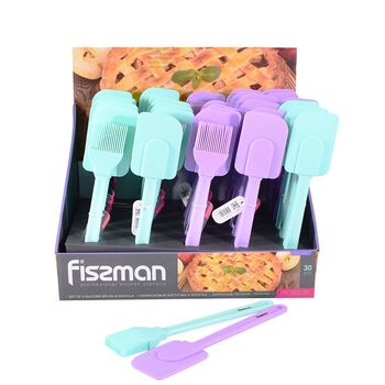 Cиліконові пензлик і лопатка Fissman (7050)