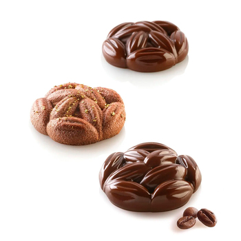 COCOA 35 Форма силіконова 'какао боби' Ø61 h 21 (35 мл x 8)