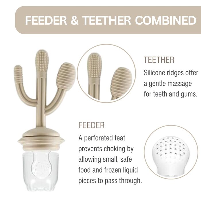 Набір силіконових ніблерів та контейнер для заморожування дитячого харчування PandaEar