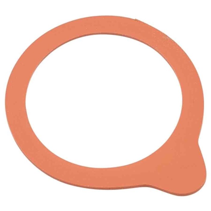 Прокладка резиновая для герметизации баночек, можно использовать в духовке до 100 C, в уп 10 шт, диаметр 6 см, GenWare