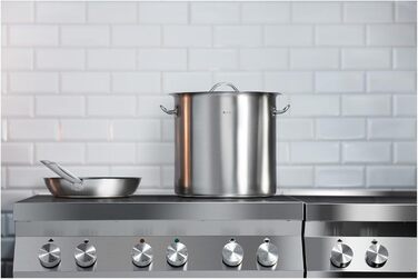 Каструля 20 л з нержавіючої сталі з кришкою 30 смRoyal Catering