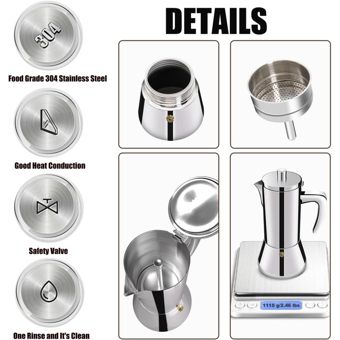 Кавоварка еспресо 600 мл на 12 чашок DITOSH