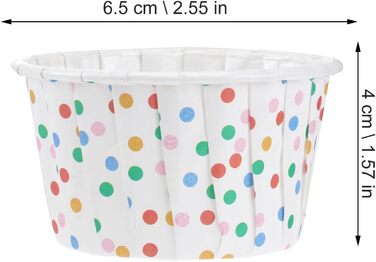 Набір паперові стаканчики для морозива 100 шт. Angoily