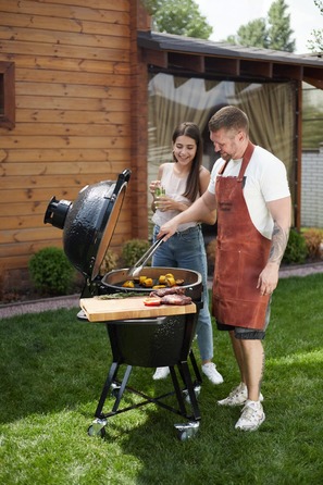 Керамический угольный гриль Primo Large Oval All in One PGCLGCG Код: 004193