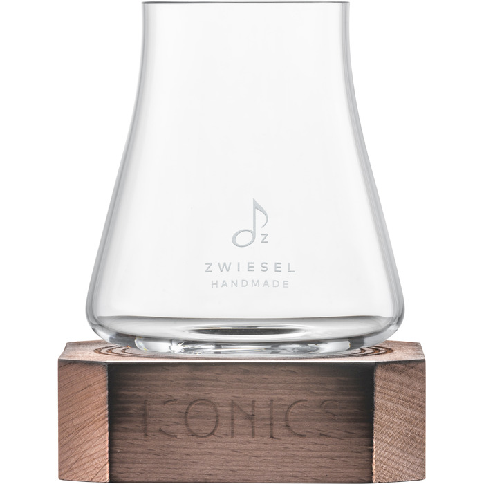Келих для вина 0,62 л на дерев'яній підставці Iconics Zwiesel Glas