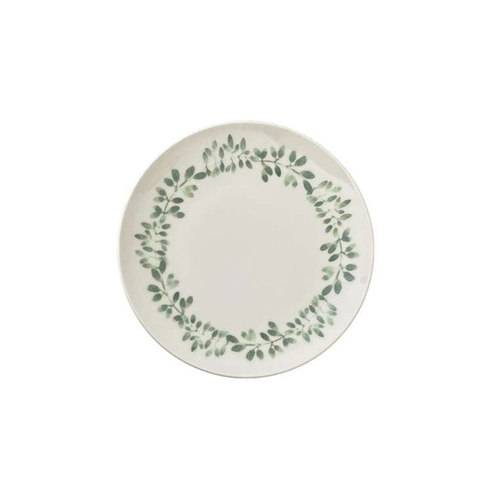 Тарелка мелкая ID Fine Garden 25 см green TVL25DZ-ID1023