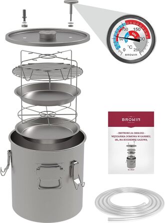 Коптильня в каструлі 18 л Browin