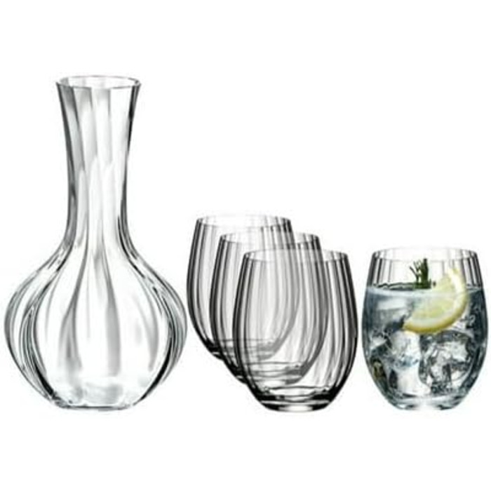 Набор из 4 стаканов Optical O Long Drink и 1 декантера Performance Riedel