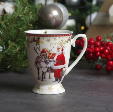Чашка Fissman CHRISTMAS 300 мл фарфор (13799)
