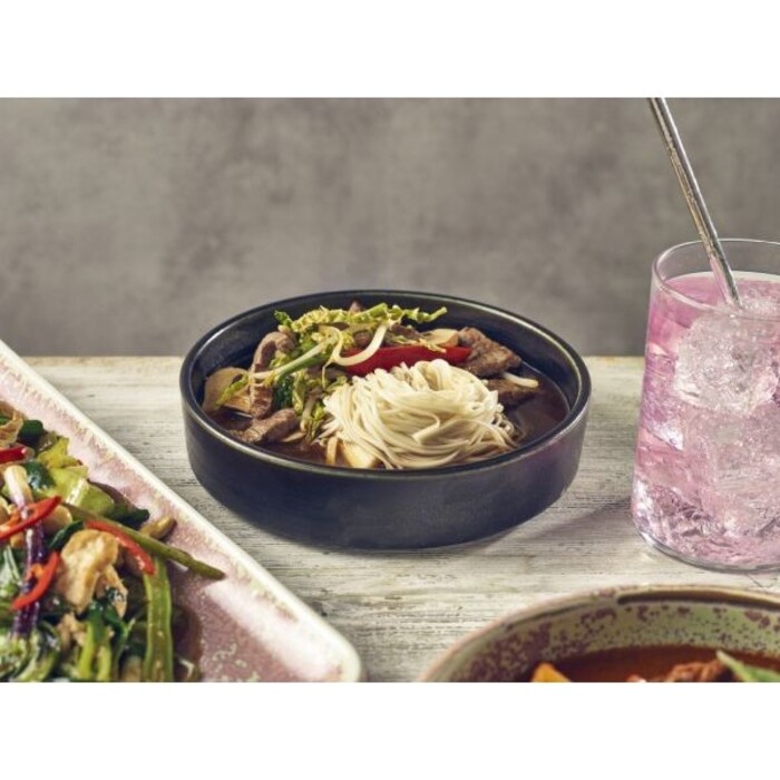 Миска плоска кругла 18 см, 660 мл, Terra Porcelain Black, GenWare