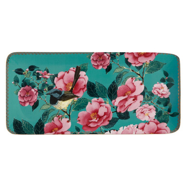 Блюдо сервірувальне прямокутне Maxwell & Williams TEAS&C`S Silk Road Aqua, порцеляна, 33 х 15,5 см