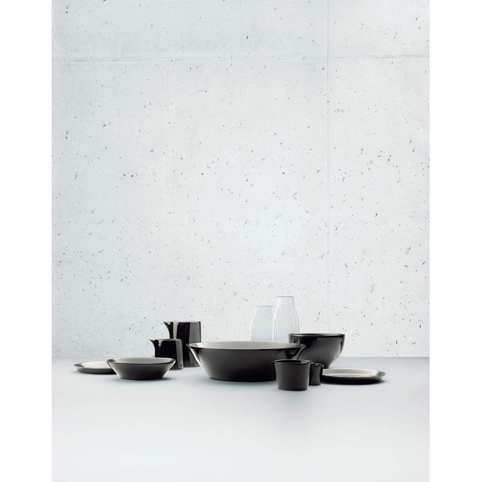 Тарілка обідня 26,5 см чорна, 4 предмета Tonale Alessi