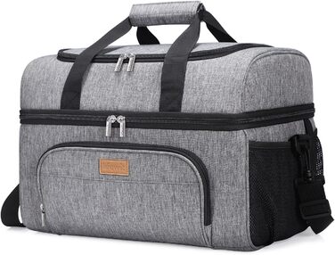 Сумка-холодильник 23 л серый Lifewit