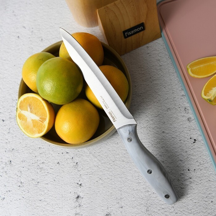 Набір ножів Fissman 3 пр. ROMERO 3CR13 сталь (2702)