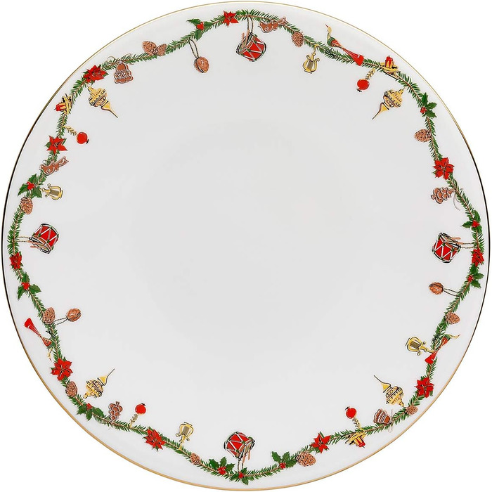 Різдвяна плоска тарілка 27 см Nora Christmas Hutschenreuther