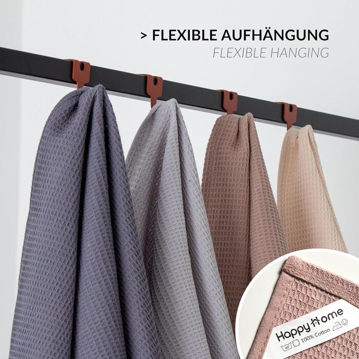 Набор полотенец из 4 предметов 45 х 65 см Happy Home