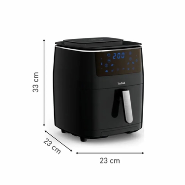 Tefal Мультипіч Easy Fry Grill&Steam, 1430Вт, чаша-6.2л, сенсорне керув., 8 програм, пластик, чорний