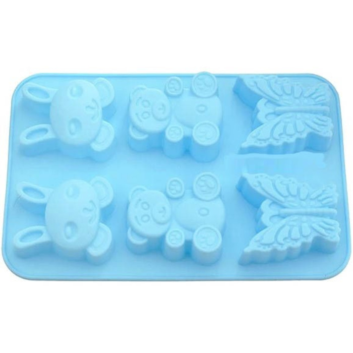 Форма для випічки Fissman 6 кексів ЗАЙЧИК, ВЕДМЕДИК, МЕТЕЛИК (6647)