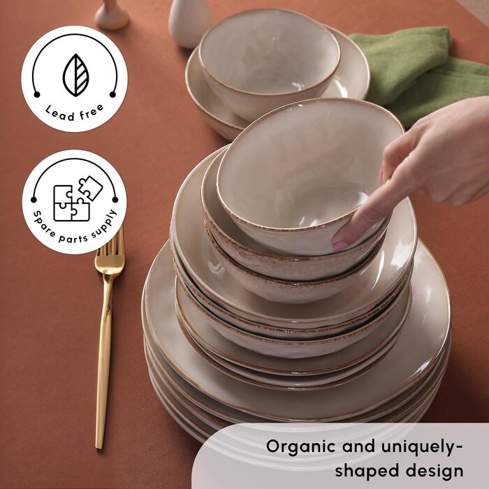 Набір посуду Karaca Aria Stoneware 24 предмети на 6 персон