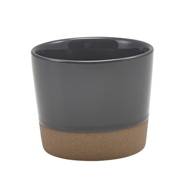 Чашка без ручки 285 мл, серая, Kava Dark Grey Stoneware, GenWare