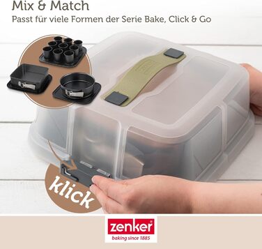 Форма для випікання з відповідною кришкою для прямого транспортування форма для випічки та транспортування (витяжка окремо), 24 шт., 8