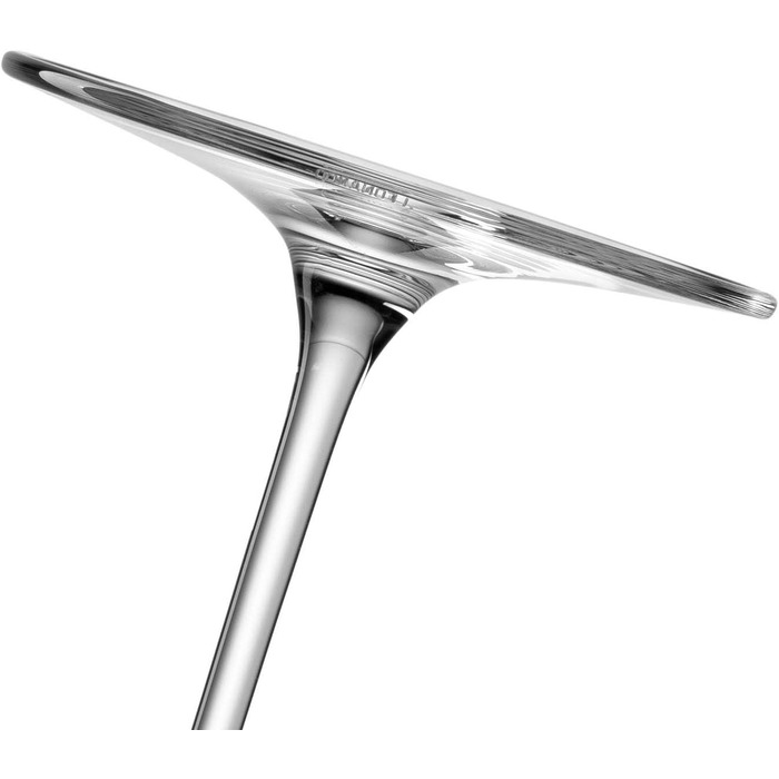 Келихи для рислінгу LEONARDO HOME PUCCINI (набір з 6 шт.) Келихи для вина, стійкі до подряпин (400 мл) Можна мити в посудомийній машині та довговічні Вічні келихи для білого вина Сучасний дизайн Келих для рислінгу Puccini 069540 6 келихів (Бордовий келих 