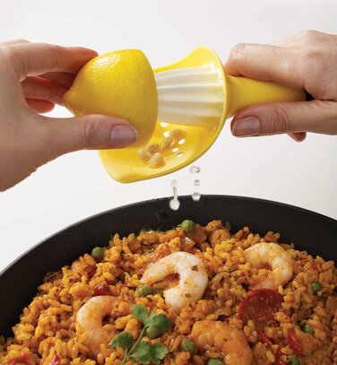 Соковижималка для цитрусових жовта Catcher Joseph Joseph