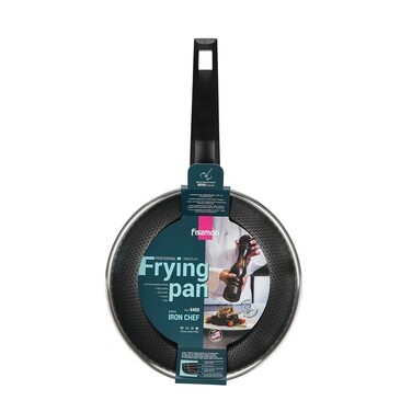Сковорода для жарки Fissman IRON CHEF 24x5,5 см нержавеющая сталь с антипригарным покрытием (5455)