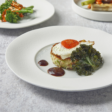 Тарілка 28.5 см, Incise Porcelain Lustre, GenWare