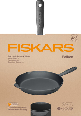Сковорода чавунна Fiskars Folken 28 см (1075699)