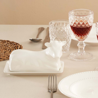 Ємність для вершків COW La Porcellana Bianca MUCCHINE, порцеляна, 12 х 7,5 см