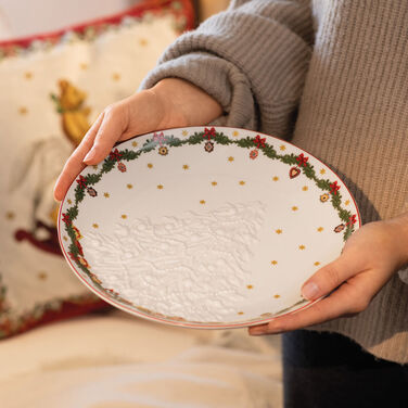 Тарілка глибока рельєфна "Ялинка" 26 x 4,4 см Toy's Fantasy Villeroy & Boch