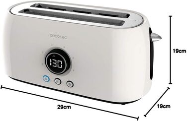 Тостер 1500 Вт, бежевий ClassicToast 15000 Cecotec