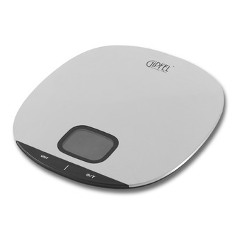 Ваги кухонні електронні 22х20х1,8 см 5855 GIPFEL