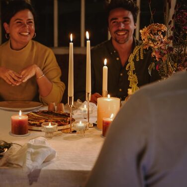 Свічка Spaas Rustic Pillar, 100/130 мм, 95 год, чорна (пісочна)