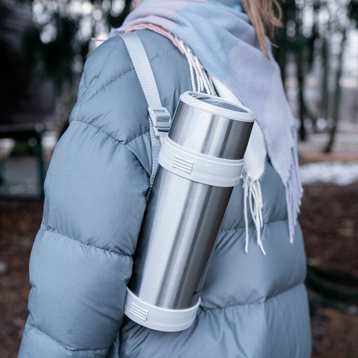 Термос Fissman 1000 мл нержавіюча сталь (9849)