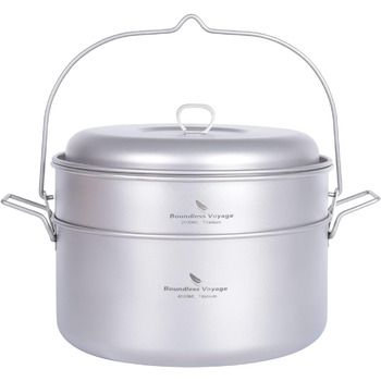 Титанова каструля для кемпінгу 2 та 4,5 л Boundless Voyage