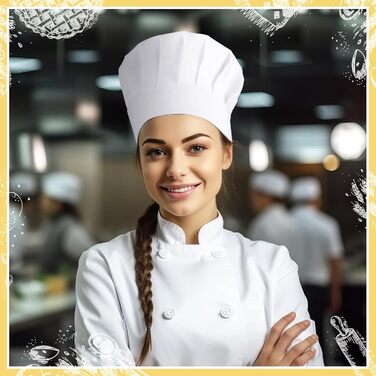 Шеф-кухар капелюх 6 шт білий taonganui