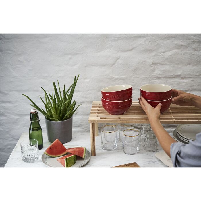 Чаша 700 мл, 4 предмета вишнево-червона Staub