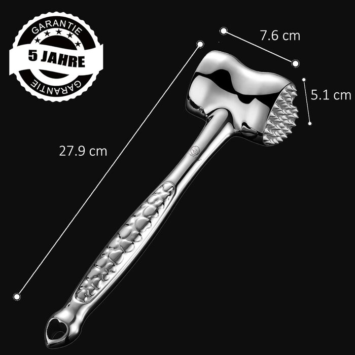 Молоток для м'яса з нержавіючої сталі 27,9 см Gourmet Easy