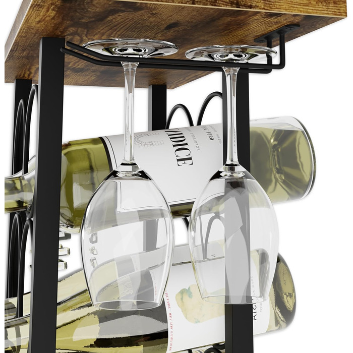 Стеллаж для вина металлический на 6 бутылок LOFT 6 Lenmar