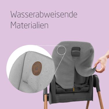 Дитячий стільчик для годування від 0 до 14 сірий Minla Maxi-Cosi