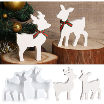 И силіконова форма ялинка форми для лиття ялинки силіконові гіпсові форми для лиття свічок форми для лиття різдвяні силіконові форми ялинка своїми руками (D), 3 шт.