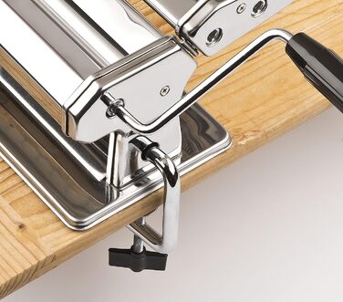 Машинка для пасти G3 Ferrari G20121 Sfoglia Mia, ролики 15 см, 9 налаштувань товщини, 5 видів пасти, корпус з нержавіючої сталі, аксесуари в комплекті, білий колір (ручна)