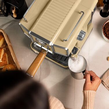 Кавомашина 1350 Вт, 20 бар Power Espresso 20 Tradizionale Light Yellow Cecotec