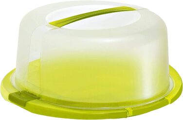 Купол для торта Rotho Cool & Fresh з охолодженням, пластик (PP), без BPA, білий/прозорий, (38,0 x 34,0 x 16,0 см) (зелений лайм)