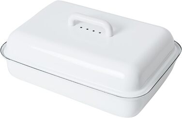 Ланч-бокс емальований з кришкою для хліба Riess